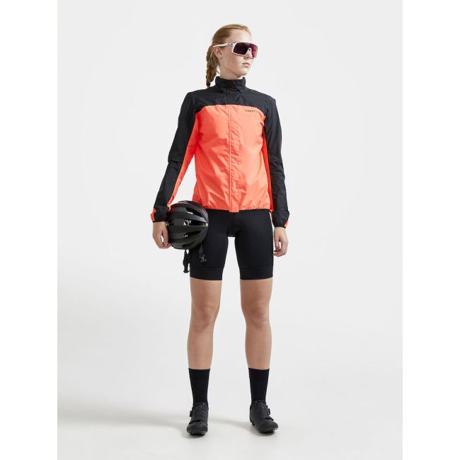 Craft Core Endur Hydro Jacket W – Geacă de ploaie de ciclism - Roz cu negru