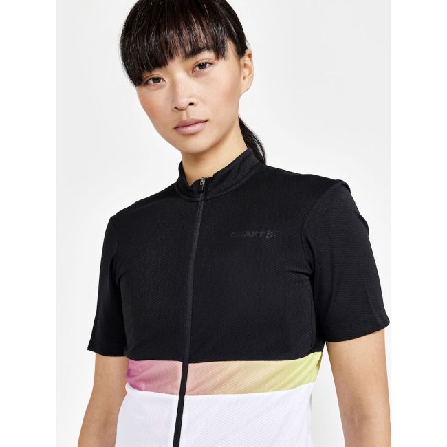 Craft Core Endur Jersey W – Tricou de ciclism - Negru cu alb