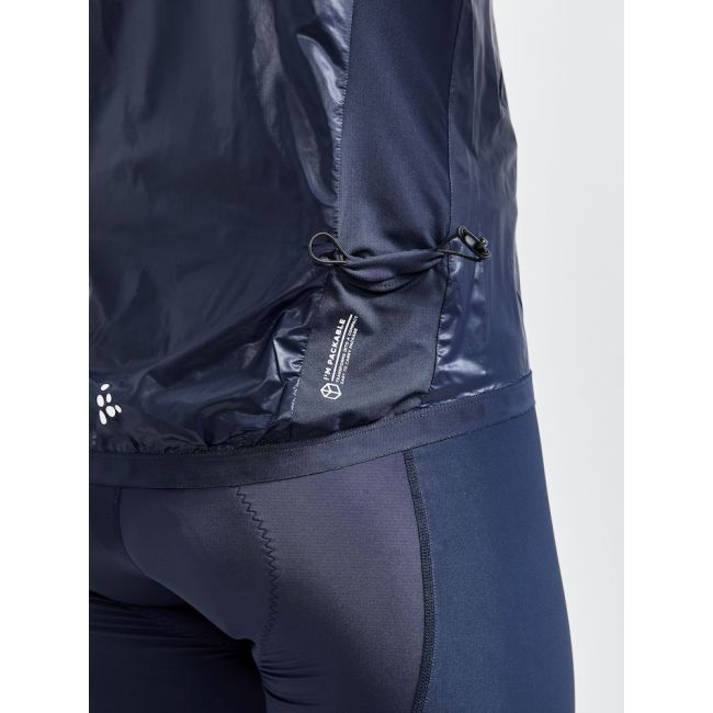 Craft PRO Nano Wind Jacket – Geacă de vânt de ciclism ultraușoară - Albastru închis