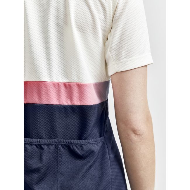 Craft Core Endur Jersey W – Tricou de ciclism - Alb/gri cu albastru închis