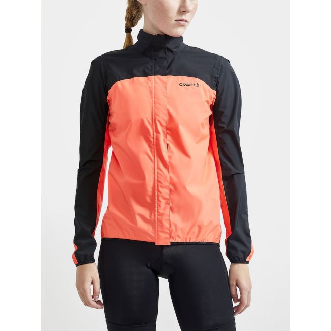 Craft Core Endur Hydro Jacket W – Geacă de ploaie de ciclism - Roz cu negru