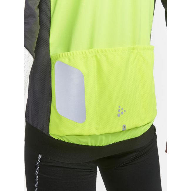 Craft ADV Bike Subz Lumen Jacket – Geacă de ciclism izolată reflectorizantă - Galben