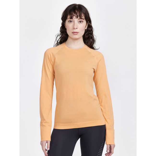 Craft Core Dry Active Comfort LS W – Bluză strat de bază - Portocaliu (B582000)