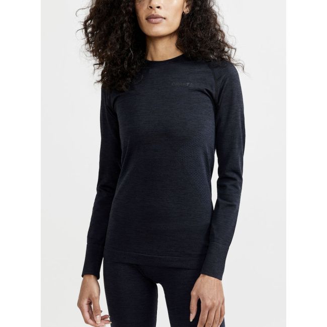 Craft Core Dry Active Comfort LS W – Bluză strat de bază - Negru (B999000)