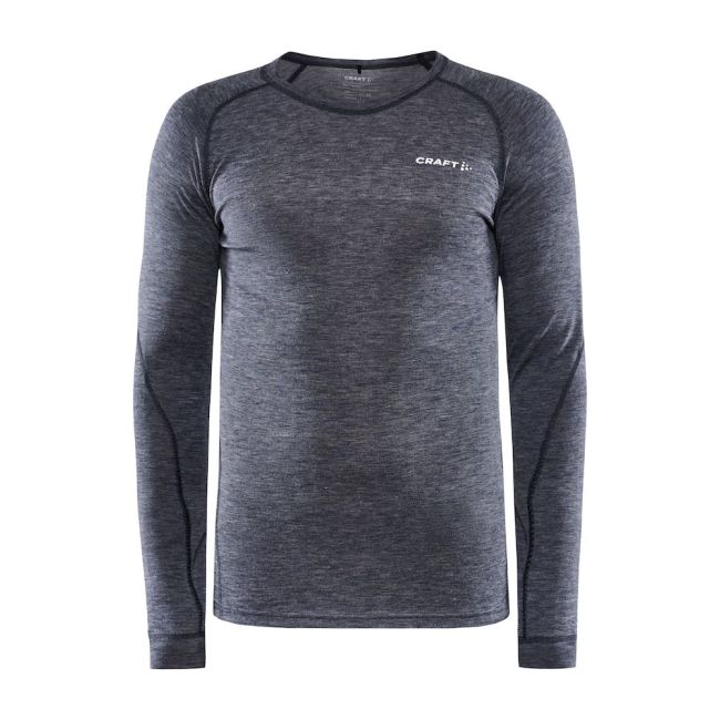 Craft Core Wool Merino LS Tee – Bluză strat de bază cu lână merinos - Albastru închis