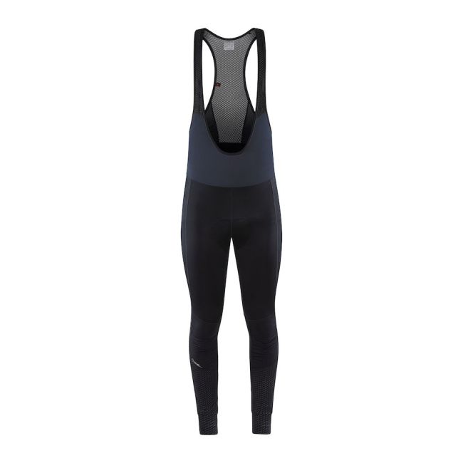 Craft ADV Bike Subz Lumen Bib Tights – Colanți de ciclism cu bretele, reflectorizanți - Negru