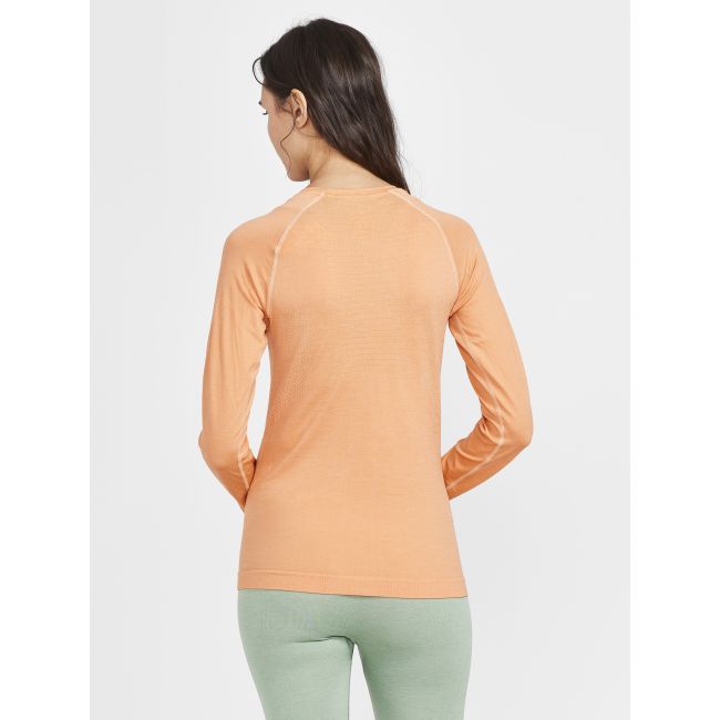 Craft Core Dry Active Comfort LS W – Bluză strat de bază - Portocaliu (B716000)