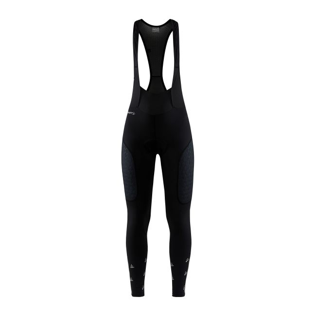 Craft ADV Bike Subz Lumen Bib Tights W – Colanți de ciclism cu bretele, reflectorizanți - Negru