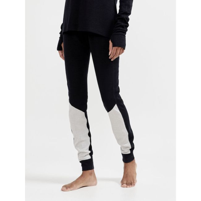 Craft ADV Nordic Wool Pant W – Pantaloni strat de bază cu merinos - Negru