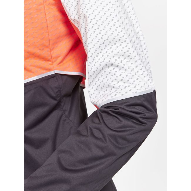 Craft ADV Bike Hydro Lumen Jacket W – Geacă de ploaie de ciclism reflectorizantă - Portocaliu