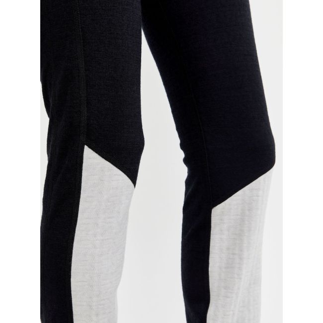Craft ADV Nordic Wool Pant W – Pantaloni strat de bază cu merinos - Negru