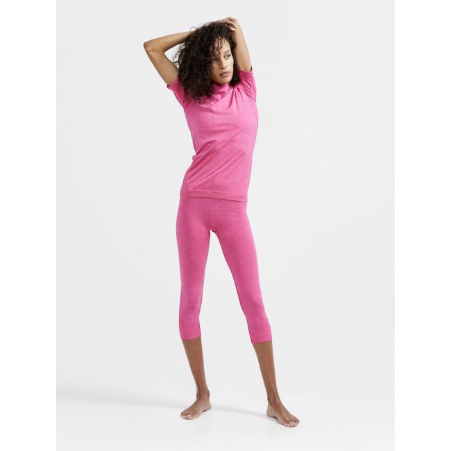 Craft Core Dry Active Comfort SS W – Tricou strat de bază - Roz