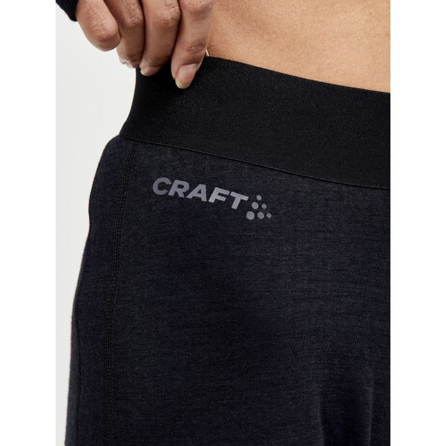 Craft ADV Nordic Wool Pant W – Pantaloni strat de bază cu merinos - Negru