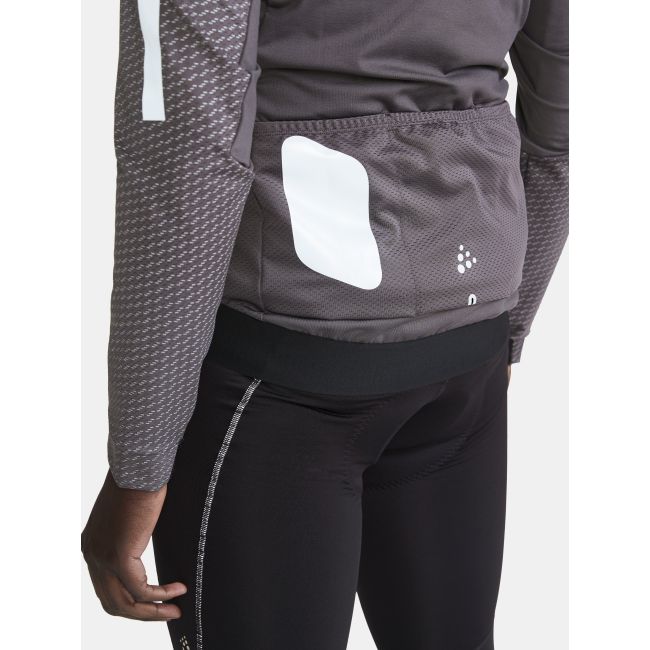 Craft ADV Bike Subz Lumen Jacket – Geacă de ciclism izolată reflectorizantă - Gri