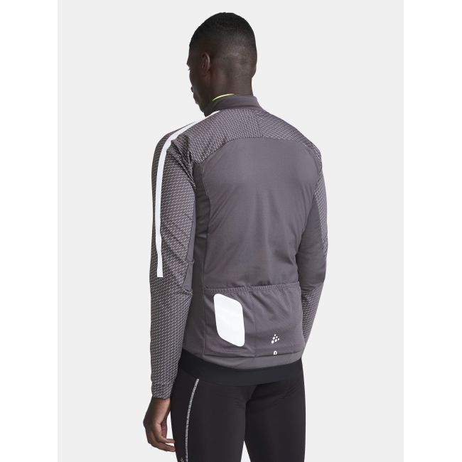 Craft ADV Bike Subz Lumen Jacket – Geacă de ciclism izolată reflectorizantă - Gri