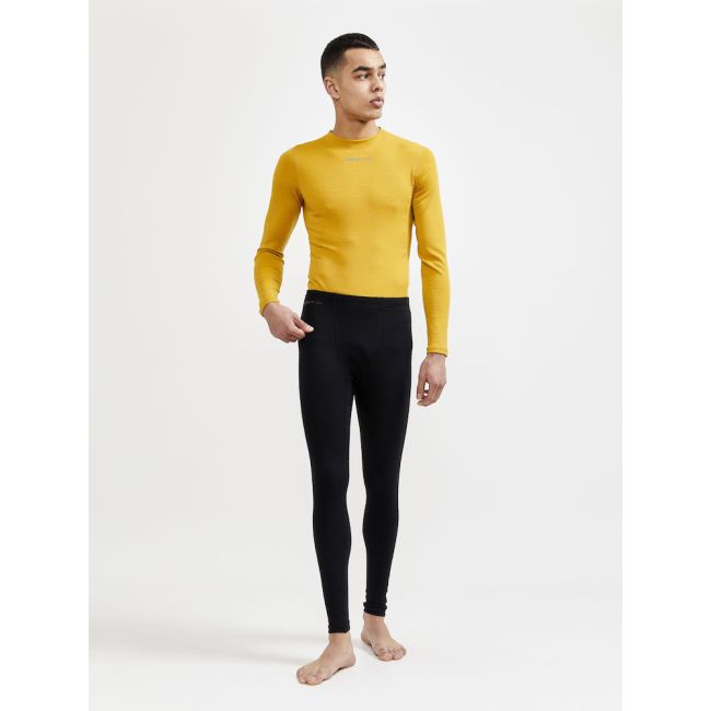 Craft PRO Wool Extreme X Pant – Pantaloni strat de bază cu lână merinos - Negru