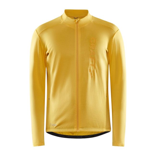 Craft Core Bike Subz LS Jersey – Tricou de ciclism cu mânecă lungă, izolat - Galben