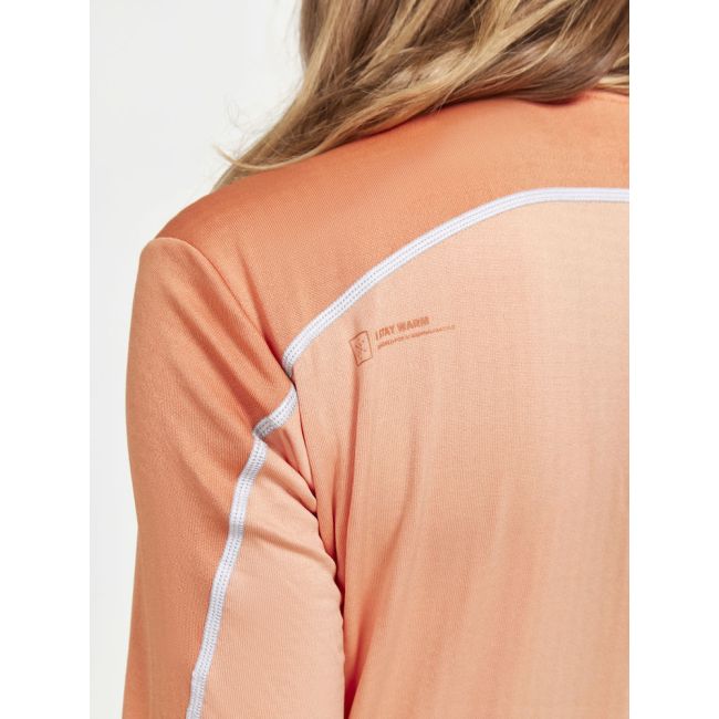 Craft Core Bike Subz LS Jersey W – Tricou de ciclism cu mânecă lungă, izolat - Portocaliu