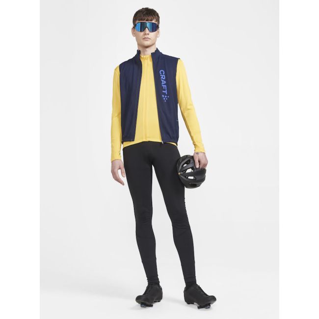 Craft Core Bike Subz LS Jersey – Tricou de ciclism cu mânecă lungă, izolat - Galben