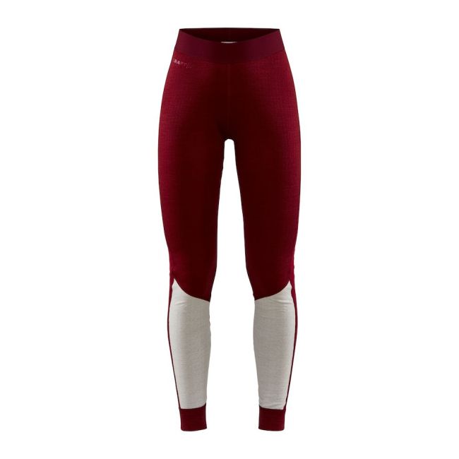 Craft ADV Nordic Wool Pant W – Pantaloni strat de bază cu merinos - Roșu