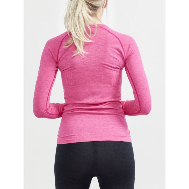 Craft Core Dry Active Comfort LS W – Bluză strat de bază - Roz