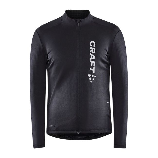 Craft Core Bike Subz LS Jersey – Tricou de ciclism cu mânecă lungă, izolat - Negru