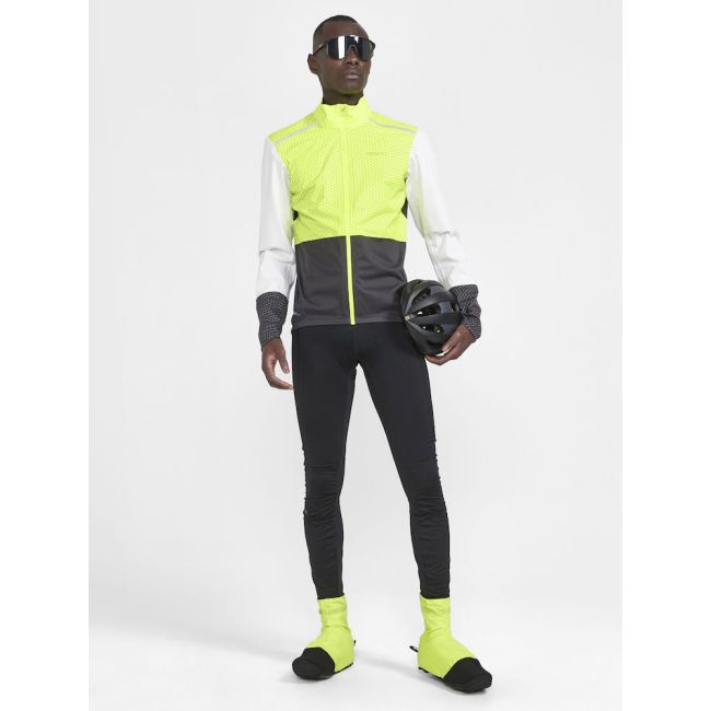 Craft ADV Bike Subz Lumen Bib Tights – Colanți de ciclism cu bretele, reflectorizanți - Negru