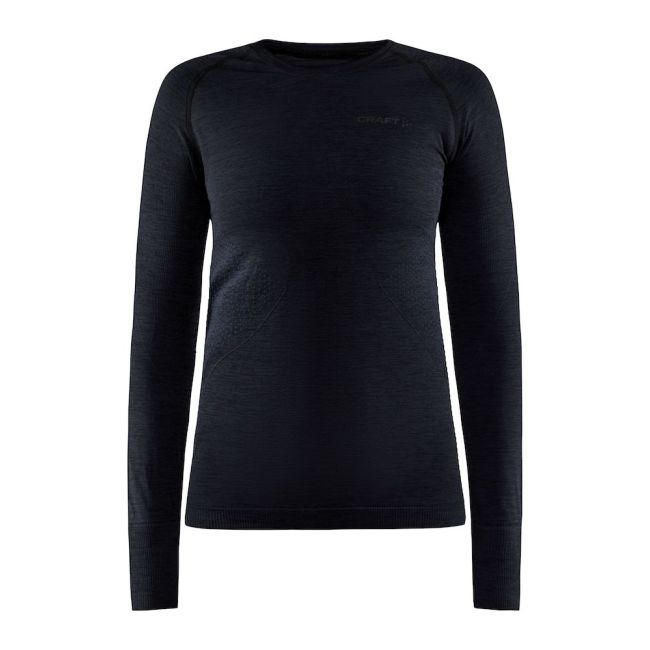 Craft Core Dry Active Comfort LS W – Bluză strat de bază - Negru (B999000)
