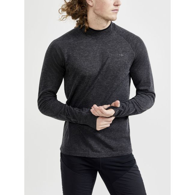 Craft ADV Subz Wool LS Tee 2 – Bluză de alergare cu merinos - Negru