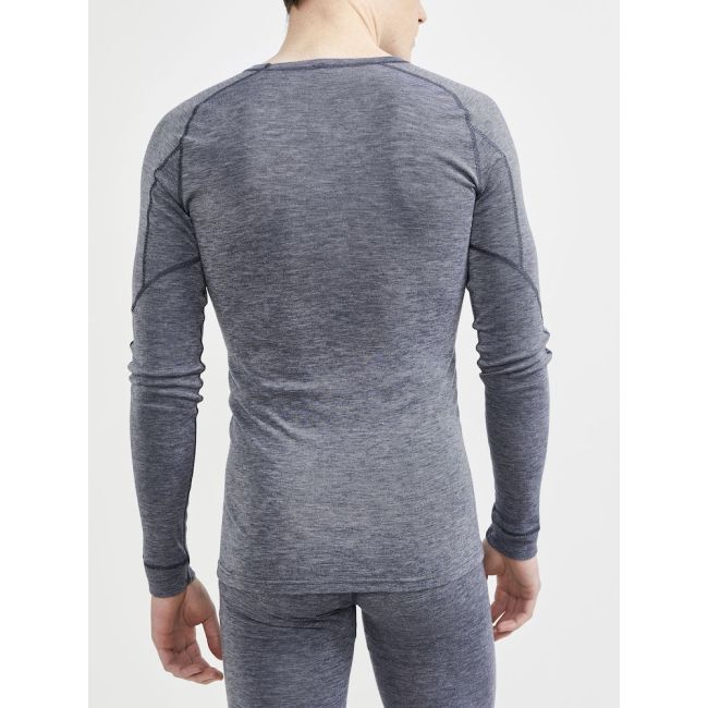 Craft Core Wool Merino LS Tee – Bluză strat de bază cu lână merinos - Albastru închis