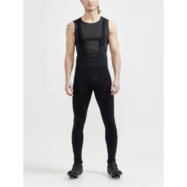 Craft Core Bike Subz Wind Bib Tights – Colanți de ciclism cu bretele, anti-vânt - Negru