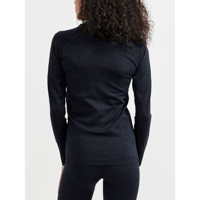 Craft Core Dry Active Comfort LS W – Bluză strat de bază - Negru (B999000)