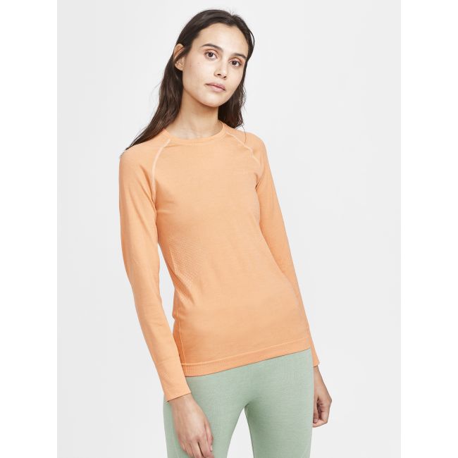 Craft Core Dry Active Comfort LS W – Bluză strat de bază - Portocaliu (B716000)