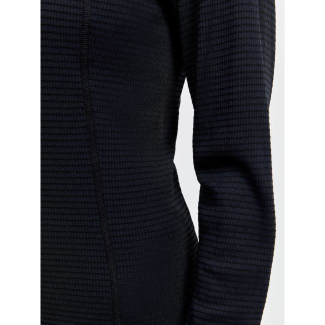 Craft PRO Wool Extreme X LS W – Bluză strat de bază cu lână merinos - Negru