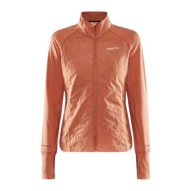 Craft ADV Subz Jacket 2 W – Geacă de alergare izolată pentru iarnă - Portocaliu