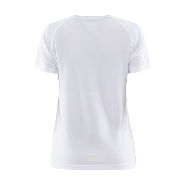 Craft Core Unify Logo Tee W – Tricou de antrenament cu logo - Alb