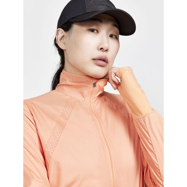 Craft ADV Essence Wind Jacket W – Geacă de vânt de alergare - Portocaliu (716000)