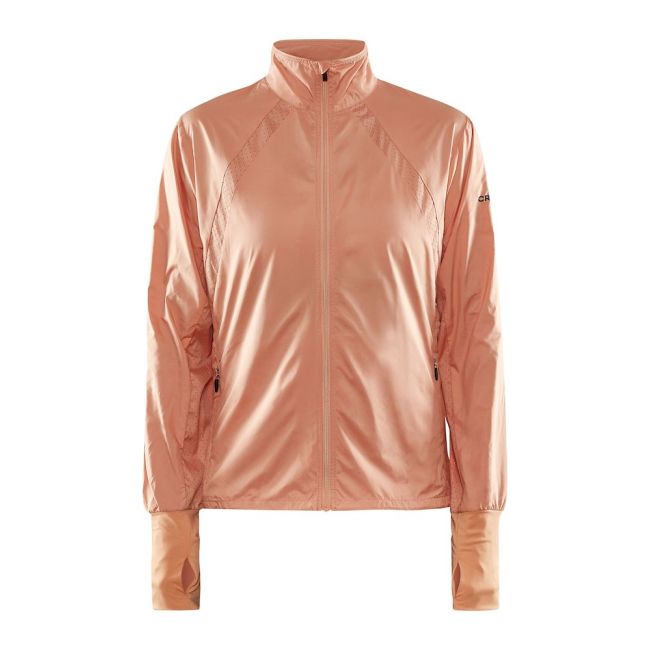 Craft ADV Essence Wind Jacket W – Geacă de vânt de alergare - Portocaliu (716000)