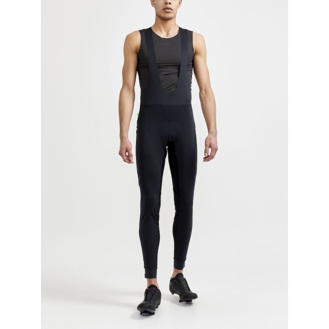 Craft PRO Bike Subz Wind Bib Tight – Colanți de ciclism cu bretele, anti-vânt, pro - Negru