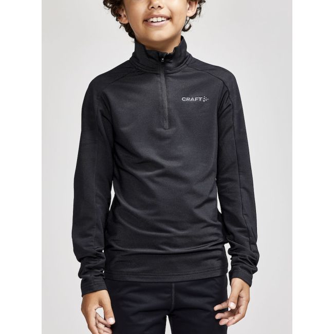 Craft Core Gain Midlayer Junior – Bluză strat intermediar pentru copii - Negru