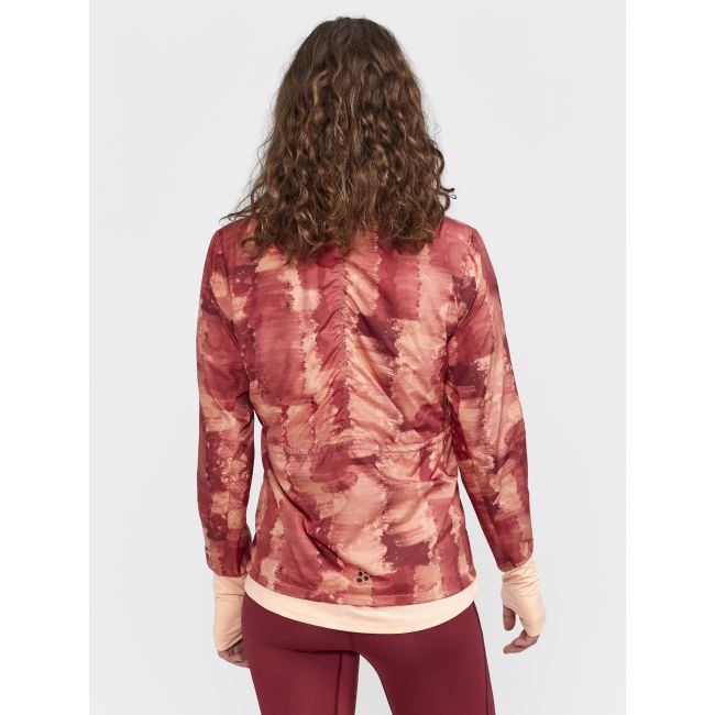 Craft ADV Essence Wind Jacket W – Geacă de vânt de alergare - Roșu