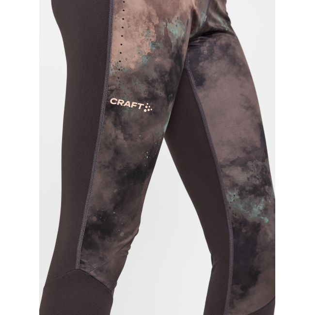 Craft ADV Subz Wind Tights 2 W – Colanți de alergare anti-vânt pentru iarnă - Maro