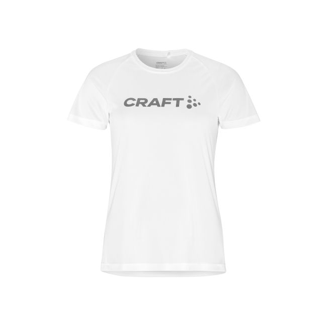 Craft Core Unify Logo Tee W – Tricou de antrenament cu logo - Alb