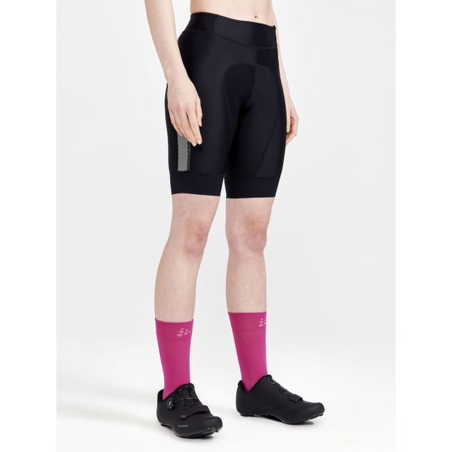 Craft ADV Endur Lumen Shorts W – Pantaloni scurți de ciclism reflectorizanți - Negru