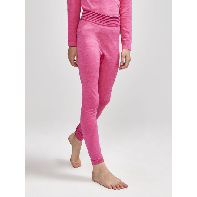 Craft Core Dry Active Comfort Pant Junior – Pantaloni strat de bază pentru copii - Roz (B738000)