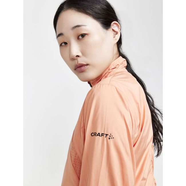Craft ADV Essence Wind Jacket W – Geacă de vânt de alergare - Portocaliu (716000)