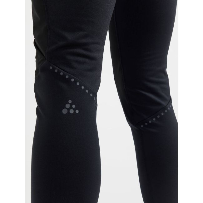 Craft ADV Subz Wind Tights 2 W – Colanți de alergare anti-vânt pentru iarnă - Negru (999000)