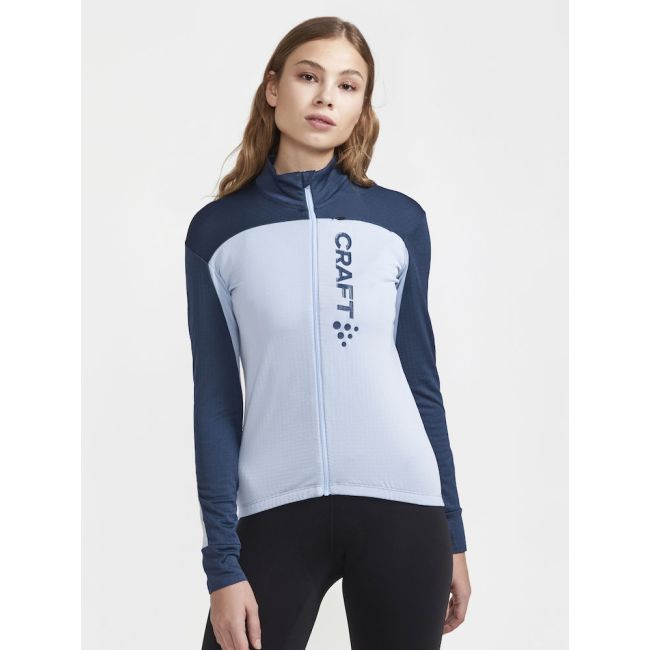 Craft Core Bike Subz LS Jersey W – Tricou de ciclism cu mânecă lungă, izolat - Albastru deschis