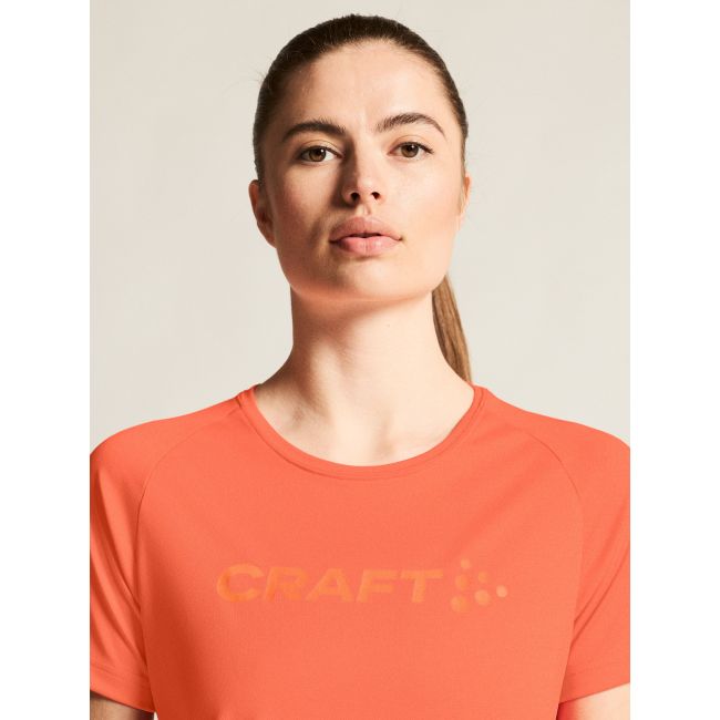 Craft Core Unify Logo Tee W – Tricou de antrenament cu logo - Roz