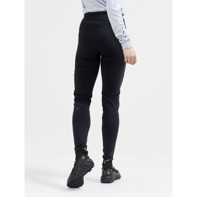 Craft ADV Subz Wind Tights 2 W – Colanți de alergare anti-vânt pentru iarnă - Negru (999000)